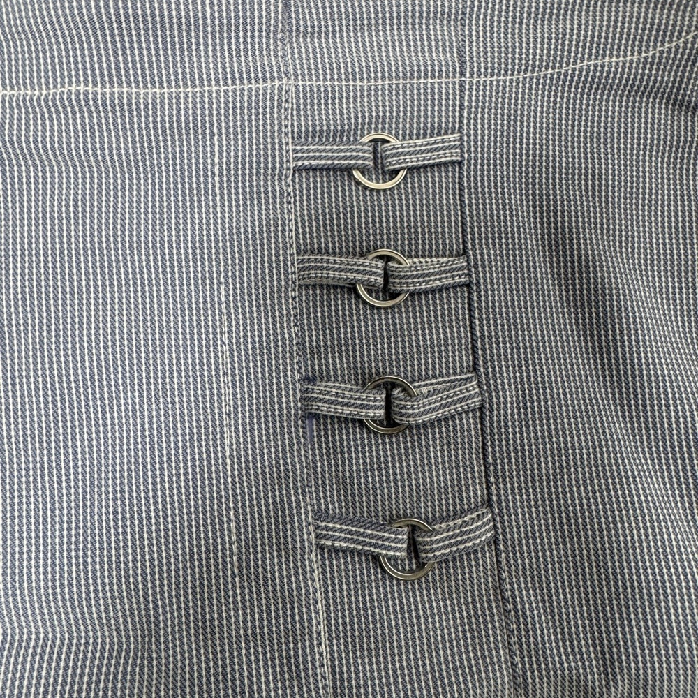 Briggs Blue Pinstripe Mini Skort - Picture 3 of 6
